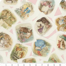 Load image into Gallery viewer, Peter Rabbit and Friends by Beatrix Potter for Riley Blake Designs - Background Pink Pictures
