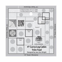 Load image into Gallery viewer, Creative Grids - Non-Slip Curvy Log Cabin Trim Tool - 4 Sizes
