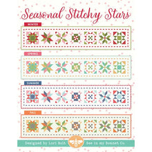 Charger l'image dans la galerie, Seasonal Stitchy Stars par Lori Holt of Bee in my Bonnet
