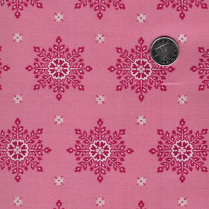 Strawberries and Cream by Andover Fabrics - Background Plumeria Crystal