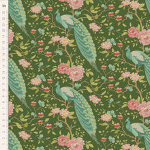 Charger l&#39;image dans la galerie, Chic Escape par Tilda Fabrics - Peacock Tree Green
