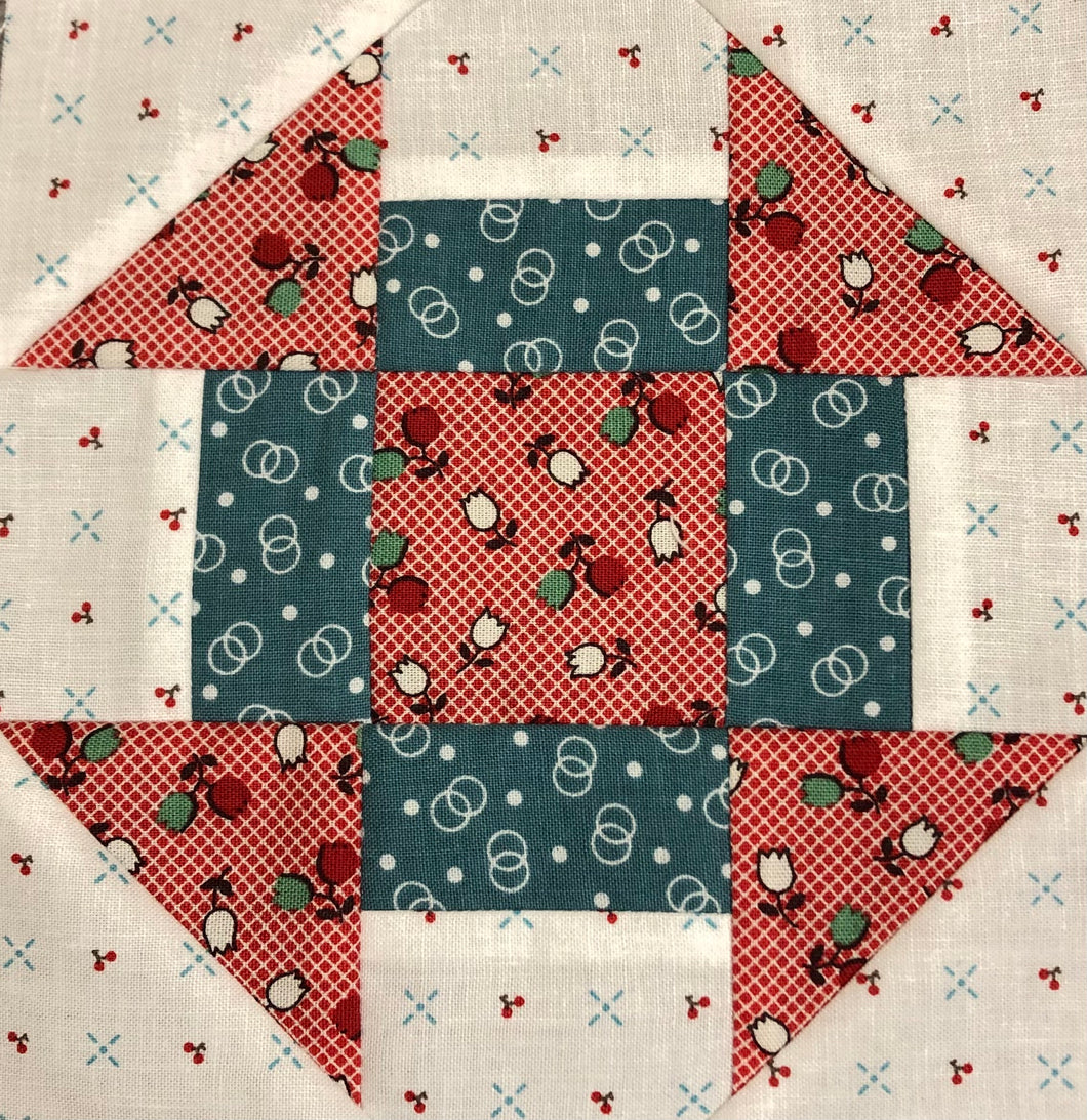 Double Monkey Wrench by Mad Moody Quilting Fabrics - 2 Blocks