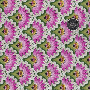 Water Lilies par Michel Design Works pour Northcott - Background Cream Scallop