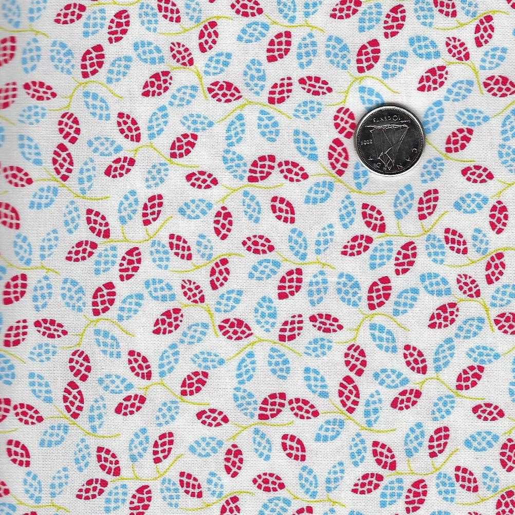 Figs & Shirtings par Fig Tree & Co pour Moda - Background Cornflower Grandma's Pajamas