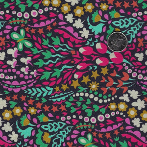 Eden par Sally Kelly pour Windham Fabrics - Flower Blanket Midnight