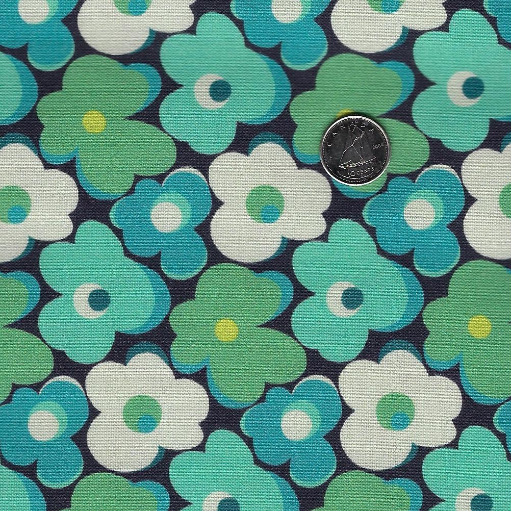 Eden by Sally Kelly for Windham Fabrics - Flower Bump Teal