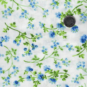 Summer Breeze 2023 by Moda - Background White Little Blooms