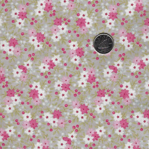 Sanctuary by 3 Sisters for Moda - Background Zen Calico Flowers