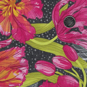 Tulip Tango by Robin Pickens for Moda - Background Shadow Spring Tulip Blooms