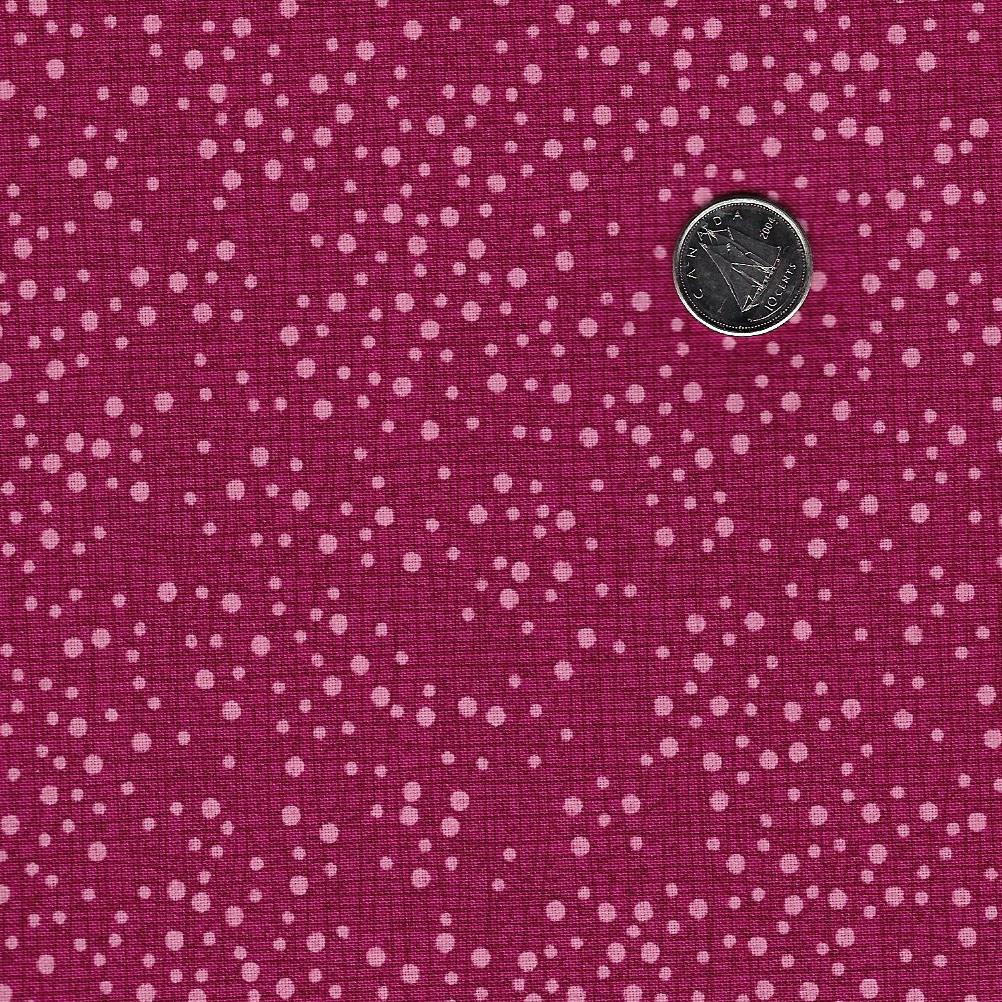Tulip Tango by Robin Pickens for Moda - Background Cranberry Dotty Thatched