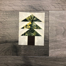 Load image into Gallery viewer, Little Tree Blocks by Mad Moody Quilting Fabrics - 4 Blocks
