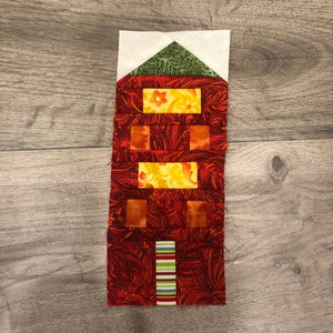 Tall House Blocks by Mad Moody Quilting Fabrics - 4 Blocks