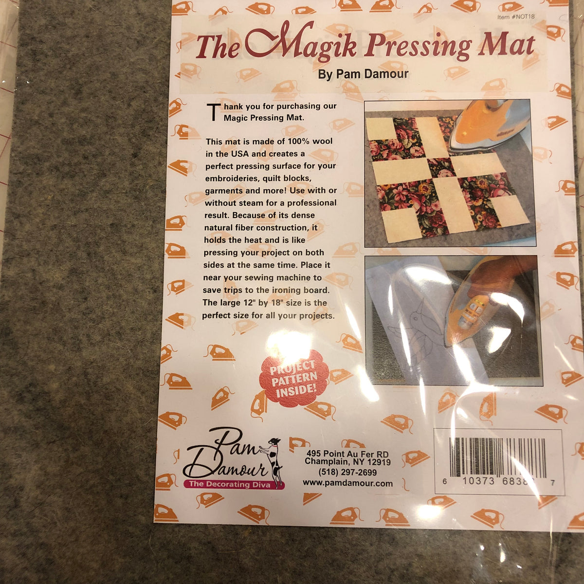The Magik Pressing Wool Mat – Mad Moody Quilting Fabrics