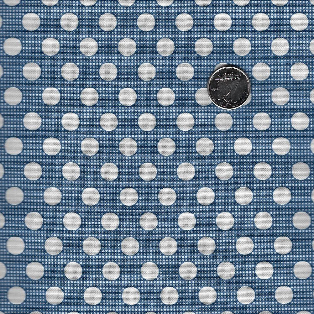 Medium Dots Basics by Tilda Fabrics - Night Blue