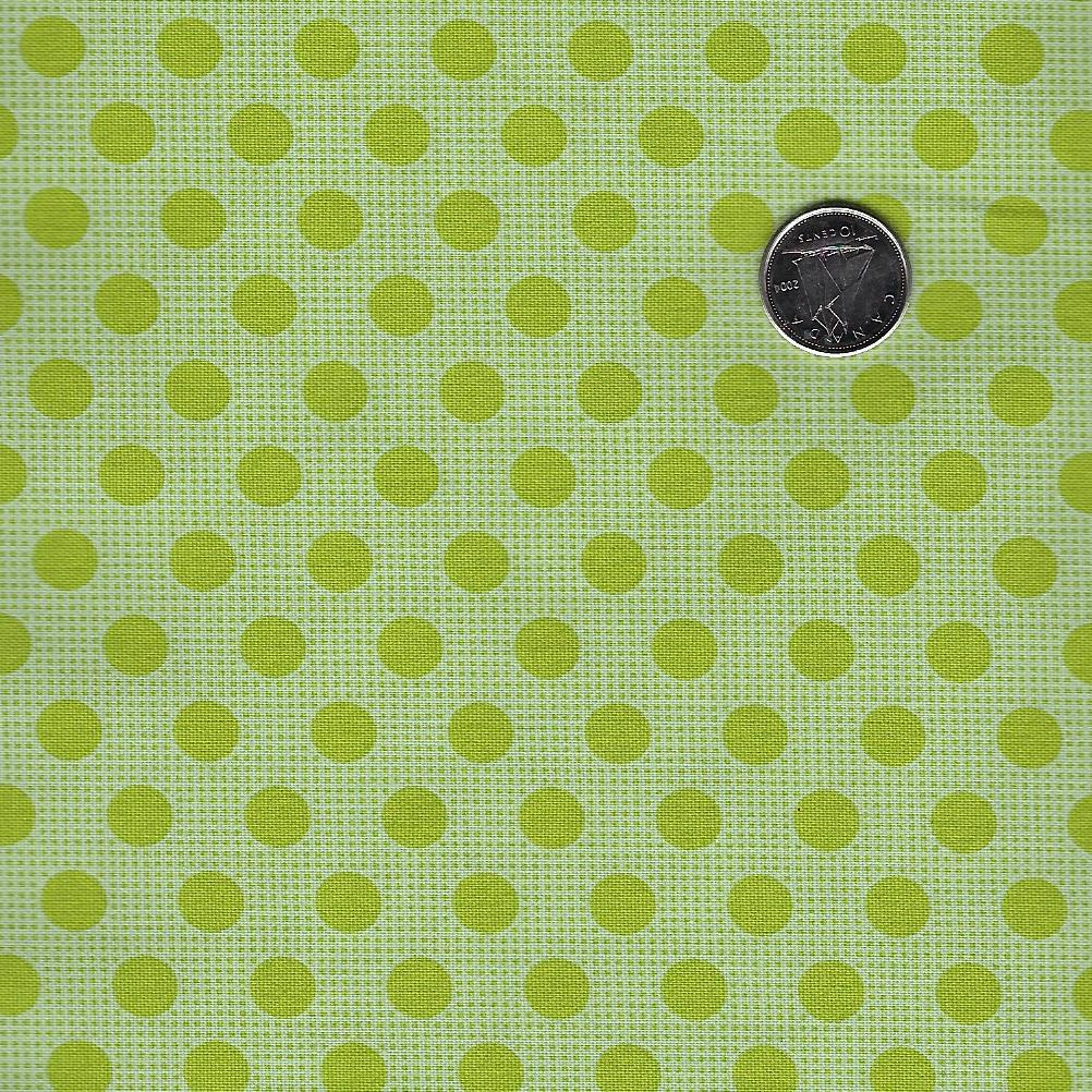 Medium Dots Basics par Tilda Fabrics - Green
