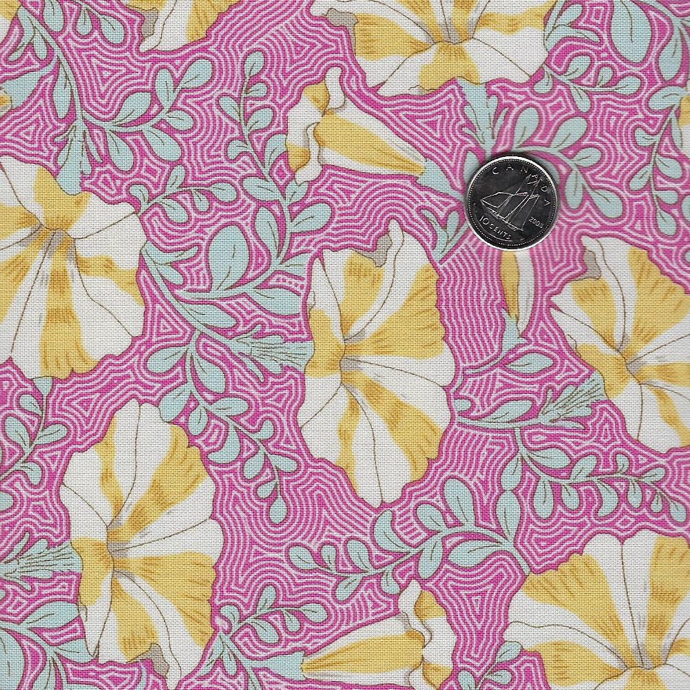Gardenlife by Tilda Fabrics - Striped Petunia Pink