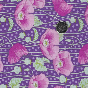 Gardenlife by Tilda Fabrics - Poppies Lilac