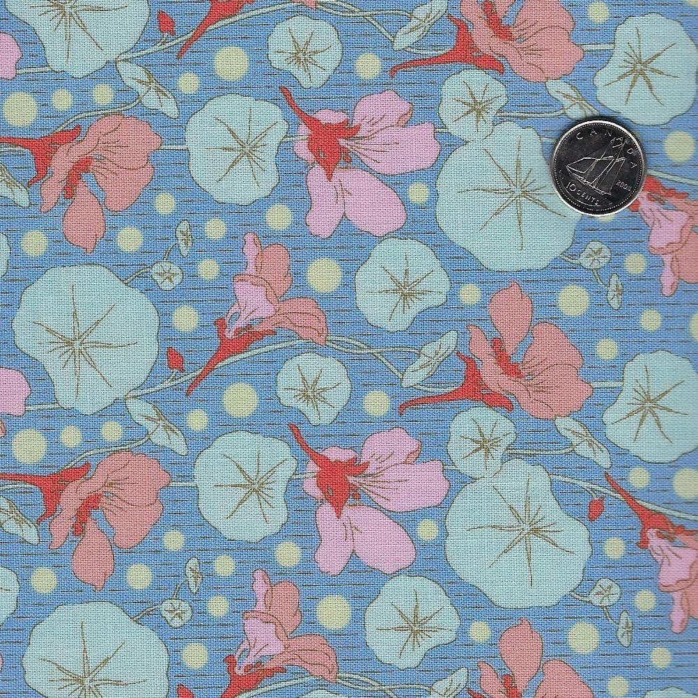 Gardenlife par Tilda Fabrics - Nasturtium Blue