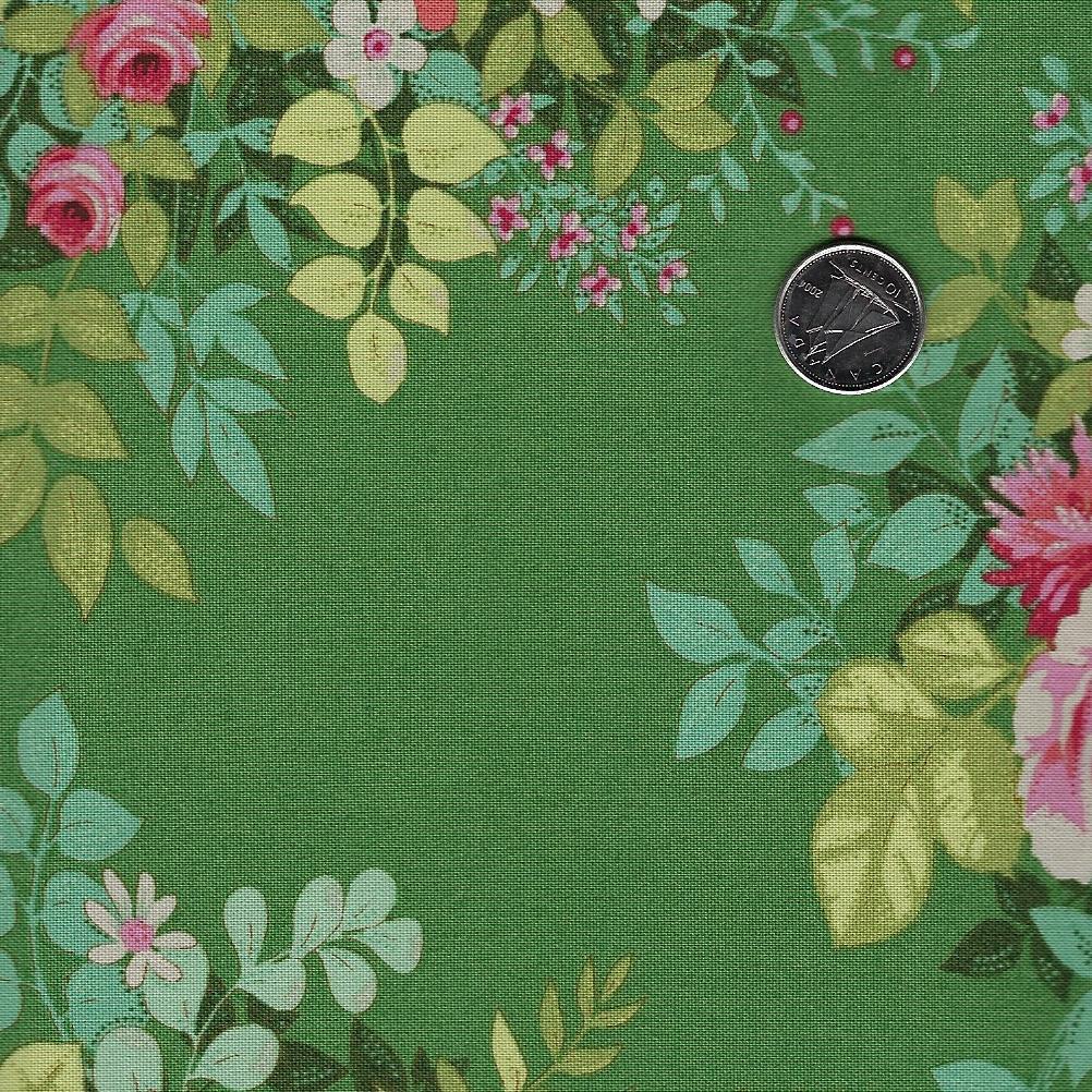 Chic Escape par Tilda Fabrics - Whimsyflower Green