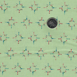 Happiness is Homemade par Kris Lammers pour Maywood Studio - Background Green Starburst Sprinkles