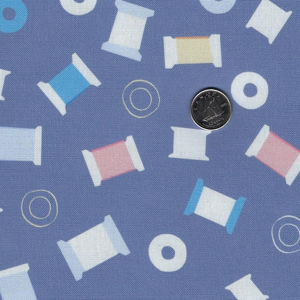 DIY by Amy Van Luijk for Figo Fabrics - Background Purple Spools