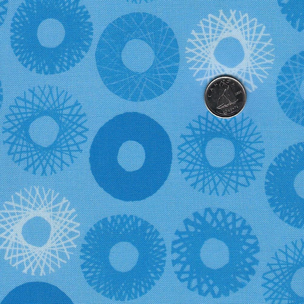DIY par Amy Van Luijk pour Figo Fabrics - Background Blue Threads