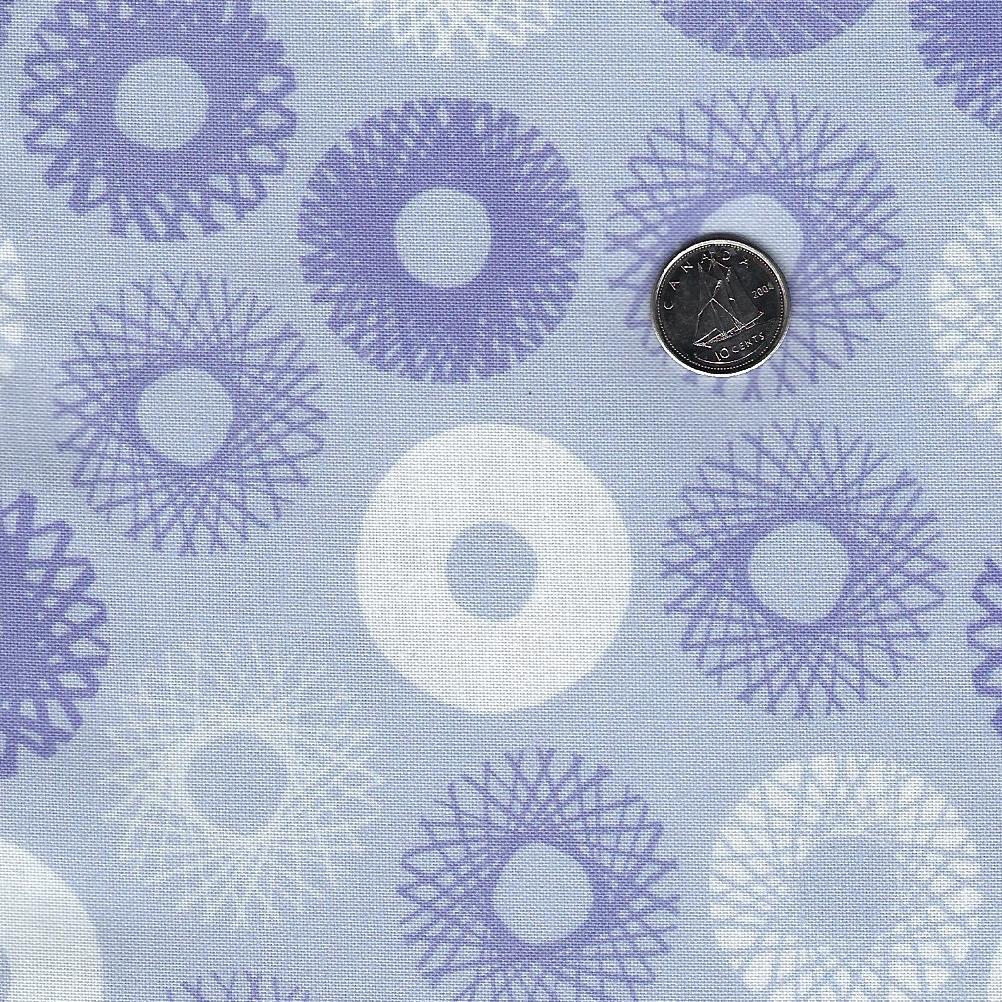 DIY by Amy Van Luijk for Figo Fabrics - Background Lilac Threads Multi