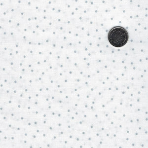 Serenity Basics par Ghazal Razavi pour Figo Fabrics - White Tone on Tone Dots