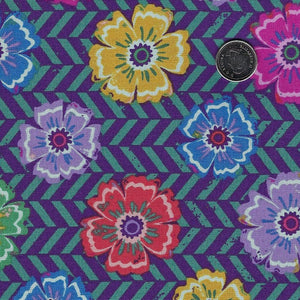 Swatch Book par Kathy Doughty pour Figo Fabrics - Background Purple Love Seat