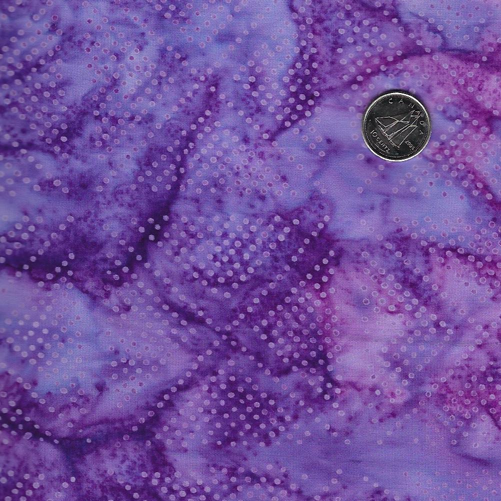 Connect The Dots by Lunn Studios for Robert Kaufman - Batiks Triangles in a Square Purple