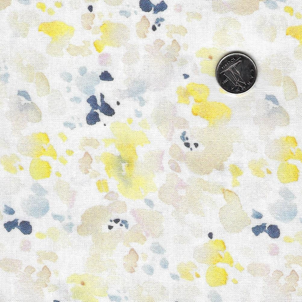 Meant To Bee by Clara Jean Design for Dear Stella Design - Background White Abstract Wash
