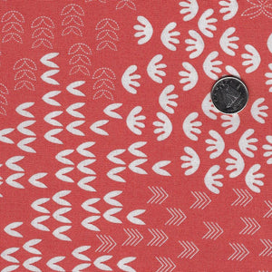 Hampton Court par Karen Lewis pour Figo Fabrics - Background Red Meadow