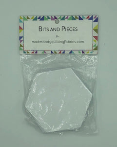 English Paper Piecing Hexagons - 3 Sizes