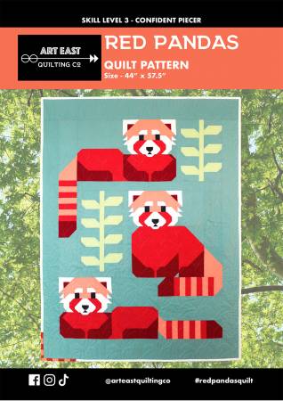 Red Pandas par Art East Quilting Co