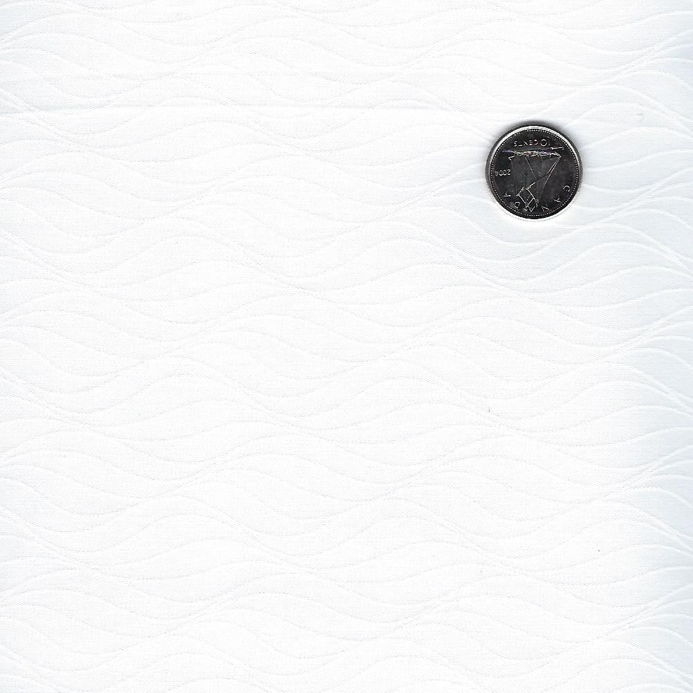 Century Whites by Andover Fabrics - White Tone on Tone Wavy Lines