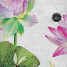 Charger l&#39;image dans la galerie, Water Lilies par Michel Design Works pour Northcott - Background Cream Panel
