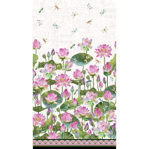 Water Lilies by Michel Design Works for Northcott - Background Cream Ombre