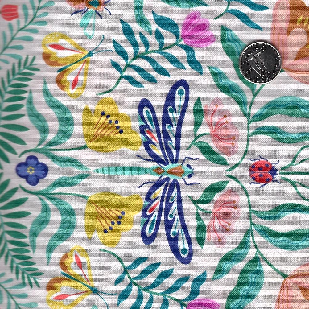 Flutter By par Bethan Janine pour Dashwood Studio - Floral Background Pink