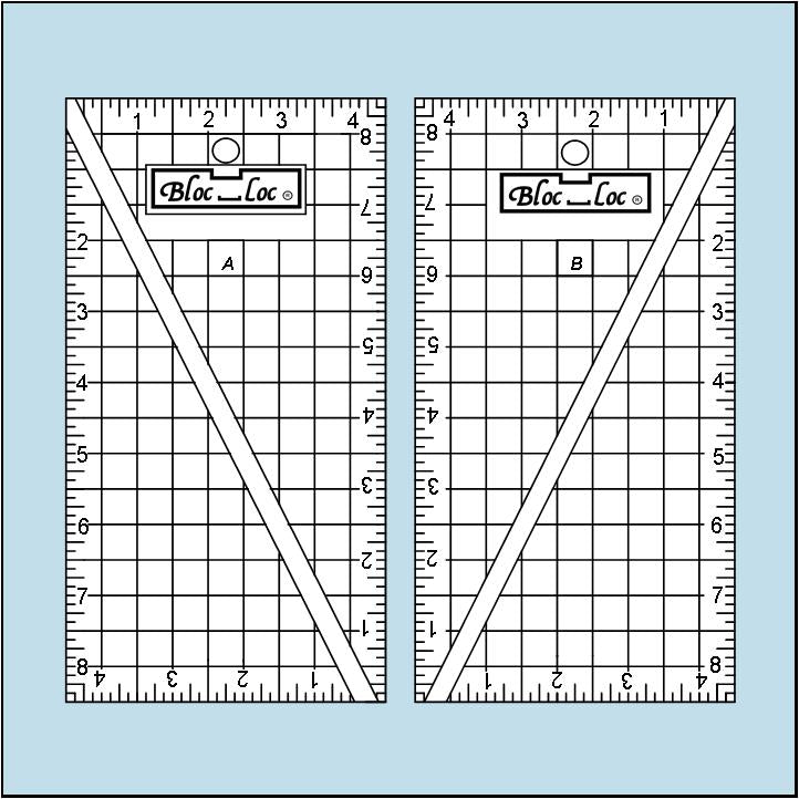 Kite in a Square 3 x 3 Ruler Set