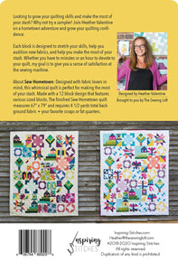 Sew Hometown - Block of the Month Quilt Project par Inspiring Stitches