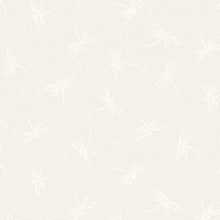 Load image into Gallery viewer, Solitaire Whites by Maywood Studio - White Tone on Tone Dragonfly
