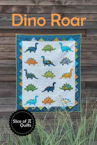 Dino Roar by Slice of π Quilts