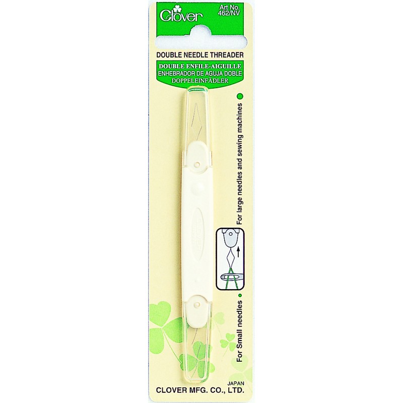 Clover - Double Needle Threader – Mad Moody Quilting Fabrics