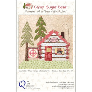 Camp Sugar Bear by The Quilt Company - 6 Patterns + Accessory Fabric Packet