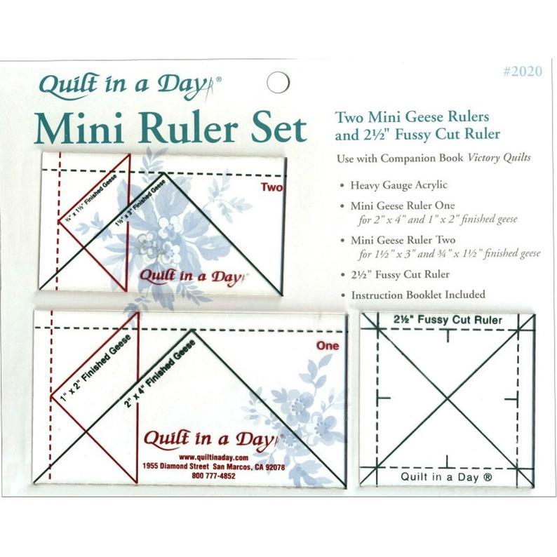 Quilt in a Day - Flying Geese  Ruler - 2 Tailles